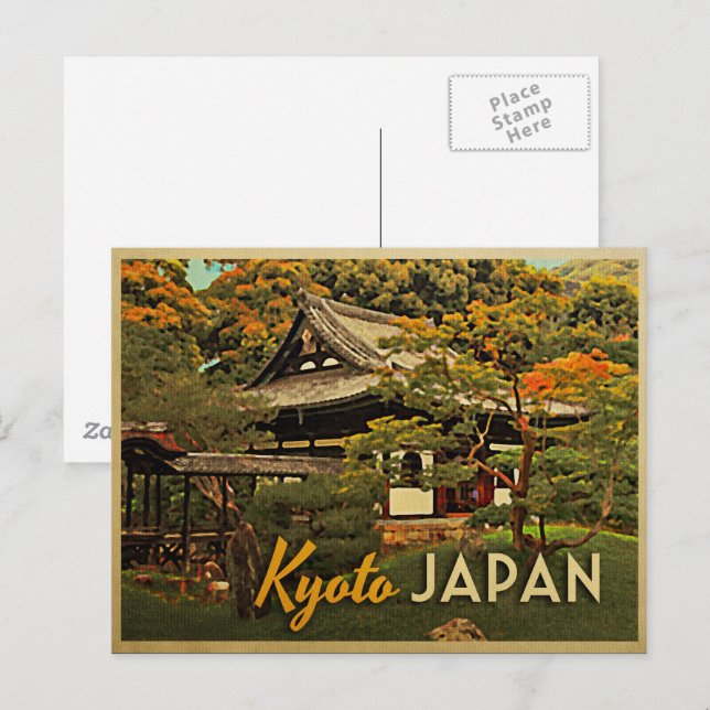 Vintage Kyoto Japan Postcard | Zazzle