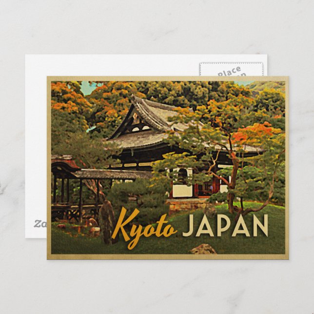 Vintage Kyoto Japan Postcard | Zazzle
