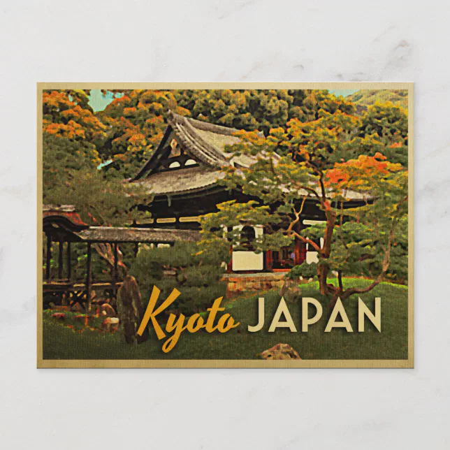 Vintage Kyoto Japan Postcard | Zazzle