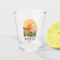 Vintage Kyoto Japan Shot Glass – Minimalist Travel