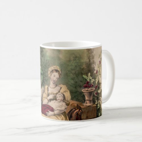 Vintage La Bonne Mere The Good Mother Restored Coffee Mug