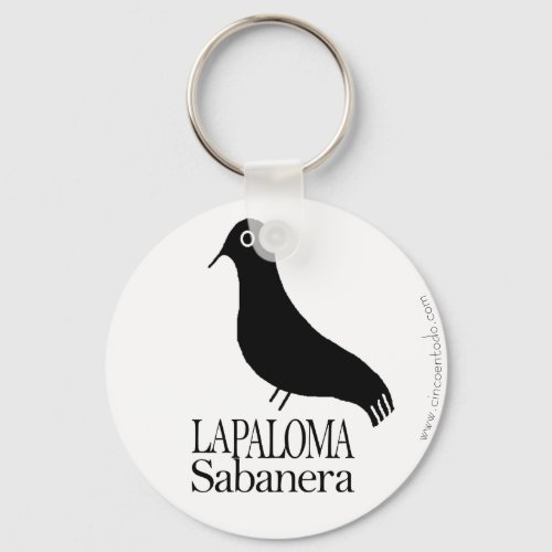 Vintage La Paloma Sabanera Design Key Chain