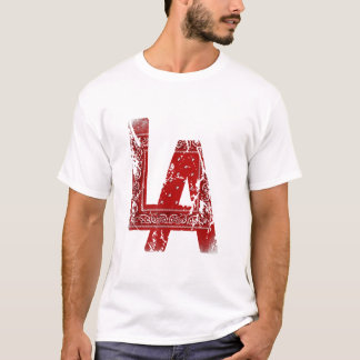 vintage la red bandana gangster los angeles hiphop T-Shirt