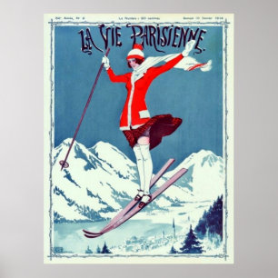 Vintage La Vie Parisienne Magazine Cover Poster