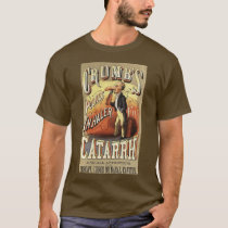 Vintage Label Art, Crumb's Pocket Asthma Inhaler T-Shirt