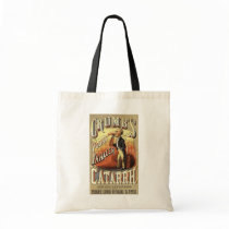 Vintage Label Art, Crumb's Pocket Asthma Inhaler Tote Bag