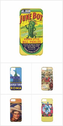 Vintage Label Art iPhone & Samsung Cases