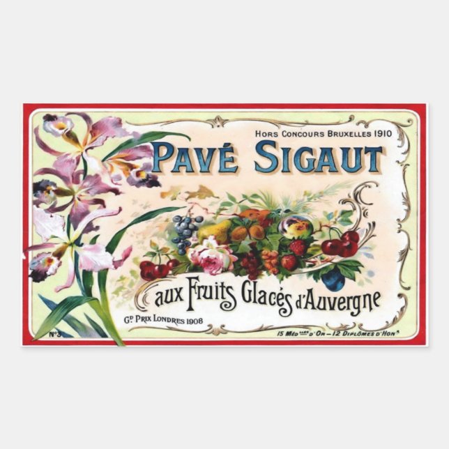 Vintage Label Sticker (Front)