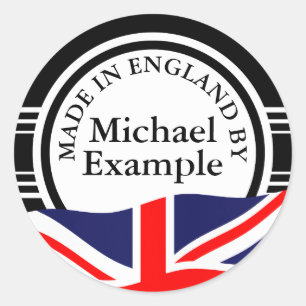 Vintage Label white MIX & Union Jack + your ideas