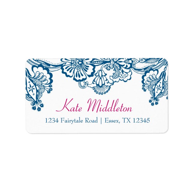 Vintage Lace Address Labels (Front)