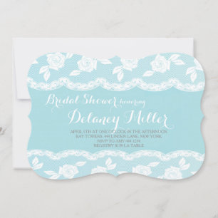 Vintage Lace Bridal Shower Invitations