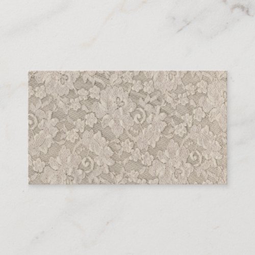 Vintage Lace Business Card