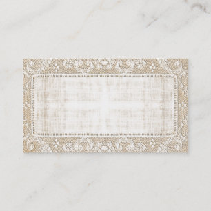 Vintage Lace Business Card
