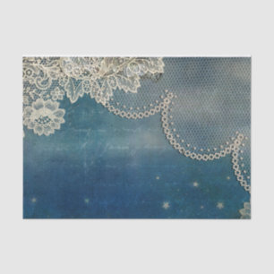 Vintage Lace Collage Tissue Paper