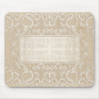 Vintage Lace Doily Mouse Pad