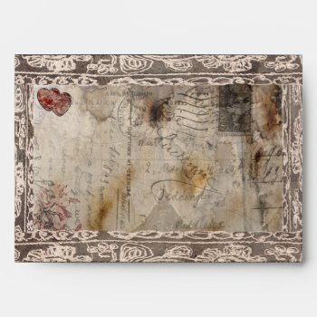 Vintage Lace Envelope by iiphotoArt at Zazzle