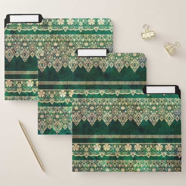 Vintage lace file folder (Set)