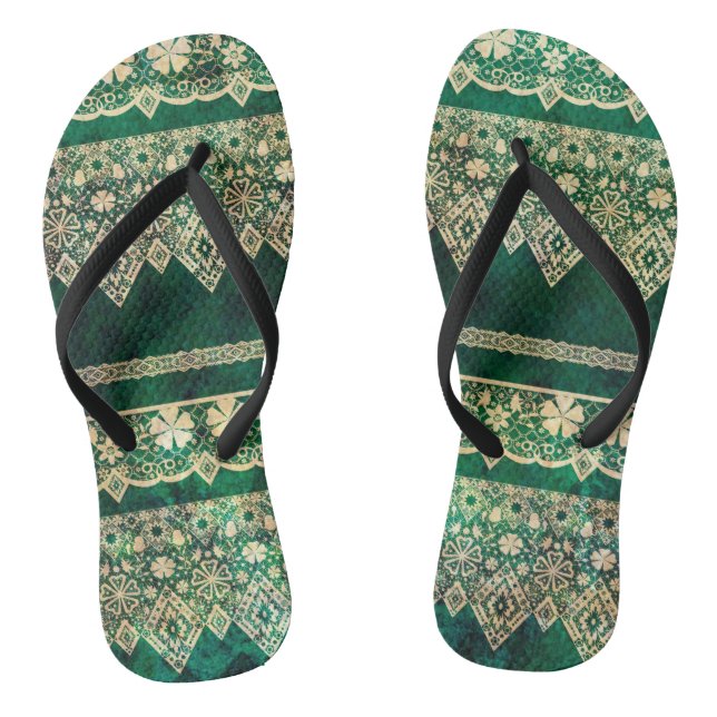 Vintage lace flip flops (Footbed)