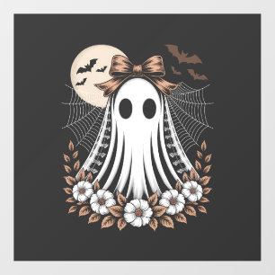 Vintage Lace Ghost Halloween Floor Decals