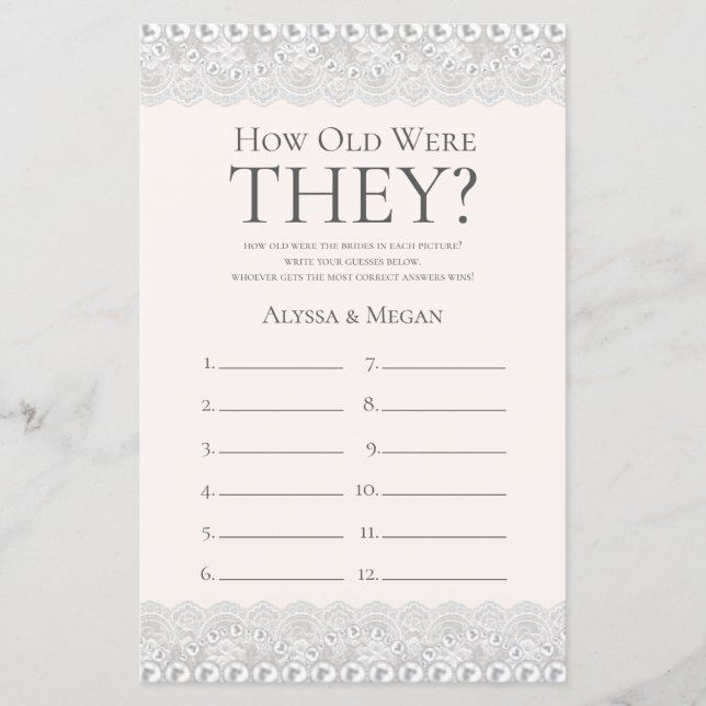 Vintage Lace How Old Were They LGBTQ (Front)