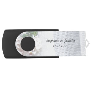 Vintage Lace LGBTQ, Name, USB USB Flash Drive