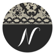 Vintage Lace Monogram
