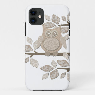 Vintage Lace Owl in Tree Case