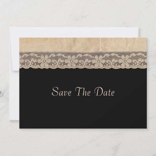 Vintage Lace Save The Date