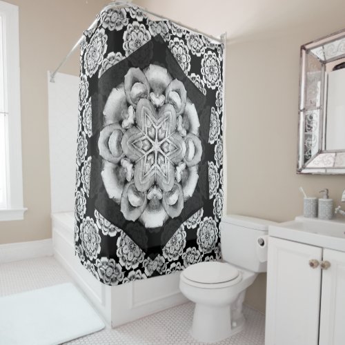 Vintage Lace Shower Curtain