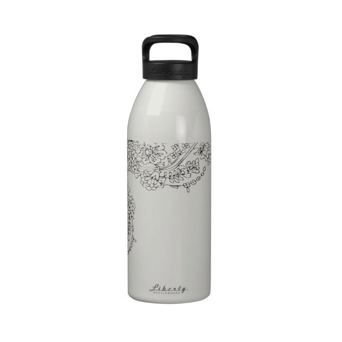 Vintage Lace Tattoo Look Water Bottles