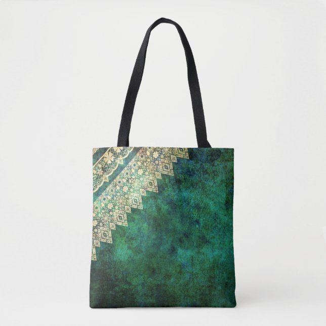 Vintage Lace Tote Bag (Front)