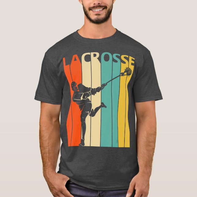 Vintage Lacrosse  Gift T-Shirt (Front)
