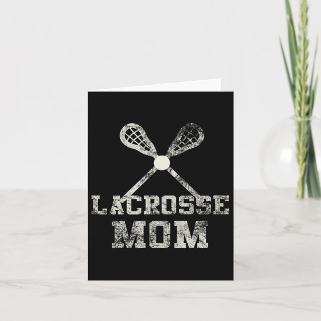 Vintage Lacrosse Mom  Card (Front)