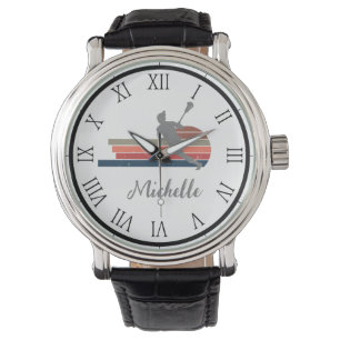 Vintage Lacrosse Personalized Name Watch