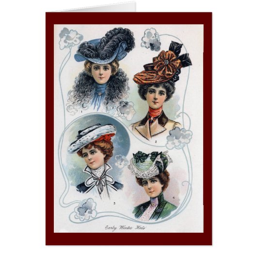 Vintage Ladies in Hats (Front)