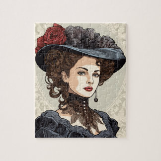 Vintage Ladies in Hats Jigsaw Puzzle
