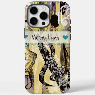 Vintage Ladies Musical Notes iPhone 16 Pro Max Case