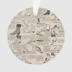 Vintage Ladies' Shoes Catalog - 1900s Fashion Ornament