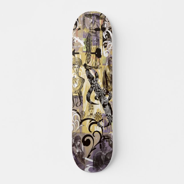 Vintage Ladies Skateboard (Front)