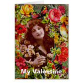 Vintage Lady Cameo in Roses (Front)