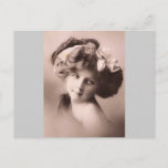 Vintage Lady Circa 1900 Postcard at Zazzle