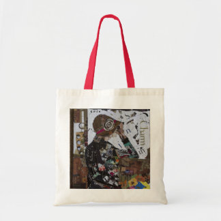 Vintage Lady Looking Ahead to Breaking Boundaries Tote Bag