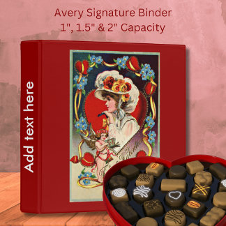 Vintage Lady My Valentine Binder