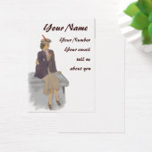 Vintage Lady profile card (Desk)