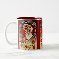 Vintage Lady Valentine's Mug