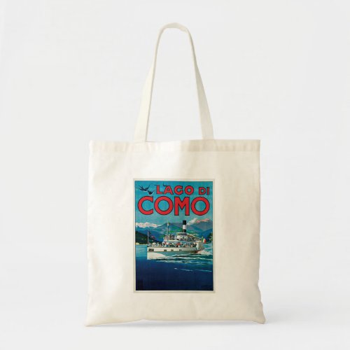 Vintage Lago di Como Travel Tote Bag