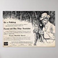 Vintage Lakawanna Railroad Travel Ad Print
