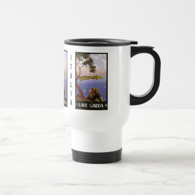 Vintage Lake Garda Italy custom mugs (Right)