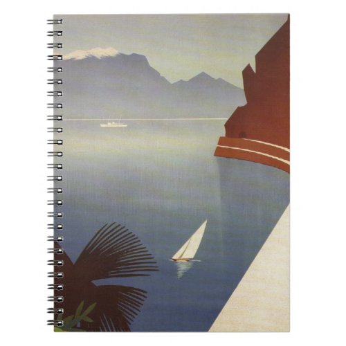 Vintage Lake Garda Riva Torbole Italy Tourism Notebook