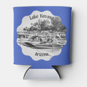 Vintage Lake Havasu Channel Can Cooler